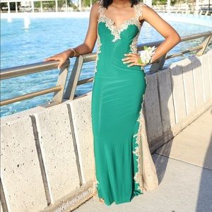 Emerald Green Prom Dress